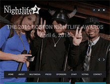 Tablet Screenshot of nightlifeawards.com